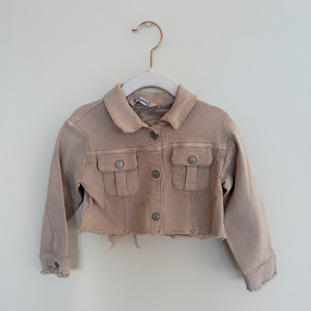 MAYORAL Kids Crop Jacket